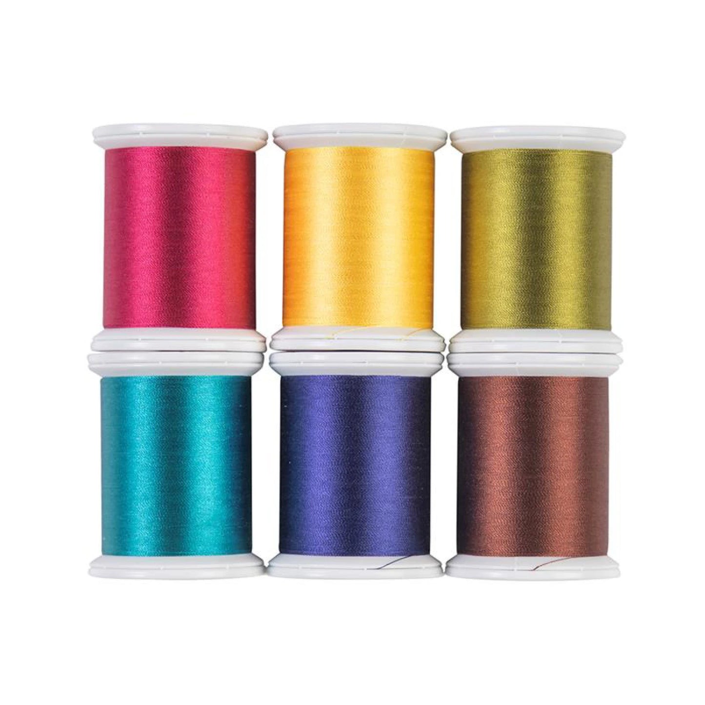 Superior Threads Kimono Silk Thread Set - Summer Collection (6 Spools, 100 wt)