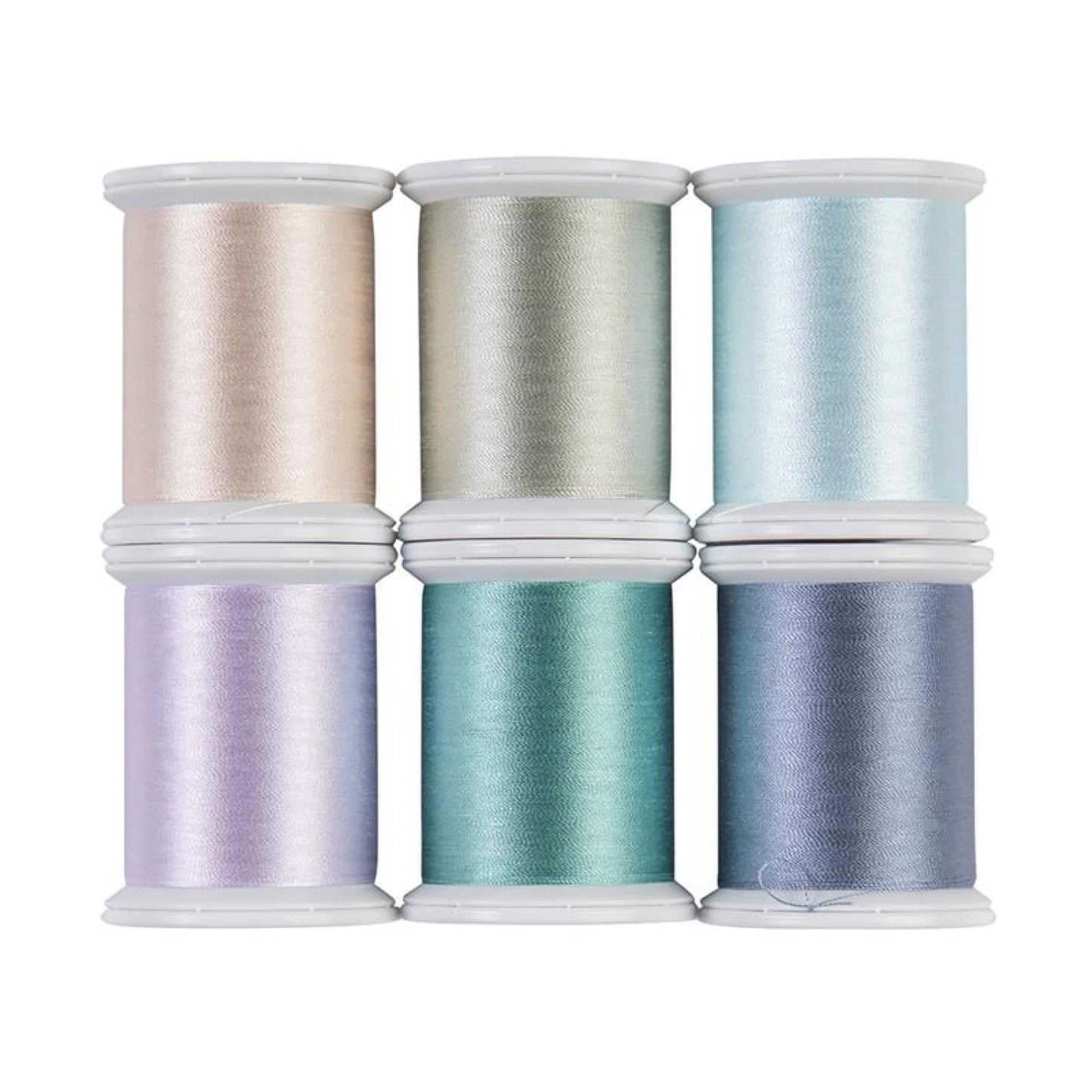 Superior Threads Kimono Silk Thread Set - Winter Collection (6 Spools, 100 wt)