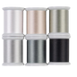 Superior Kimono Silk Thread Set Neutral 2 Collection 6 Spools , piecing and stitching