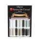Kimono Silk Thread Set Neutral Collection 6 Spools , piecing and stitching