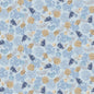 Cobalt Seas - Lt. Blue Spaced Shells sewing and quilting product