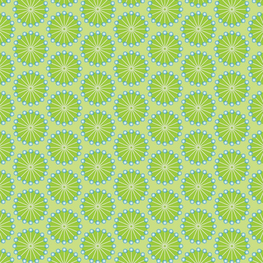 Sewing Room 2 - Green Flowerhead Pins , quilting and needlework
