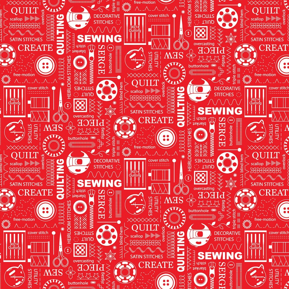 Sewing Room 2 - Red Stitches sewing and quilting product
