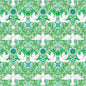 Peace on Earth Holiday- Mint Damask Christmas sewing and quilting product