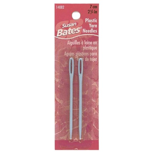 Susan Bates Luxite Plastic Yarn Needle 70 mm , quilting and needlework