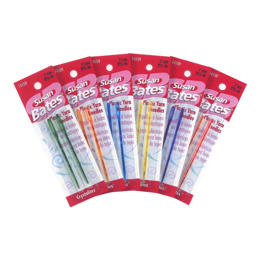 Susan Bates Crystalites Yarn Needle 70 mm , quilting and needlework
