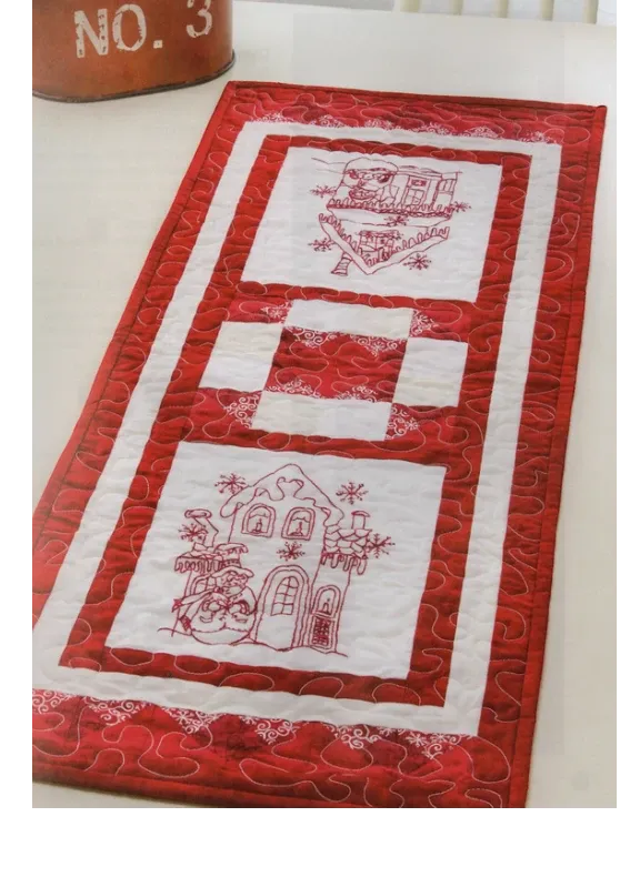 Redwork Blizzard Buddies Book , quilting and craft projects
