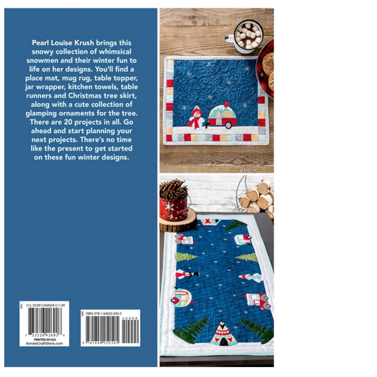 Blizzard Buddies Go Camping Book , quilting and craft projects