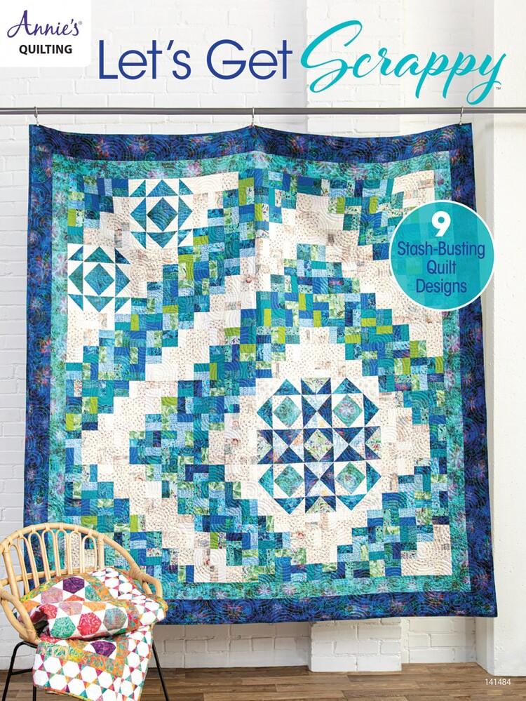 Let's Get Scrappy Book , quilting and craft projects