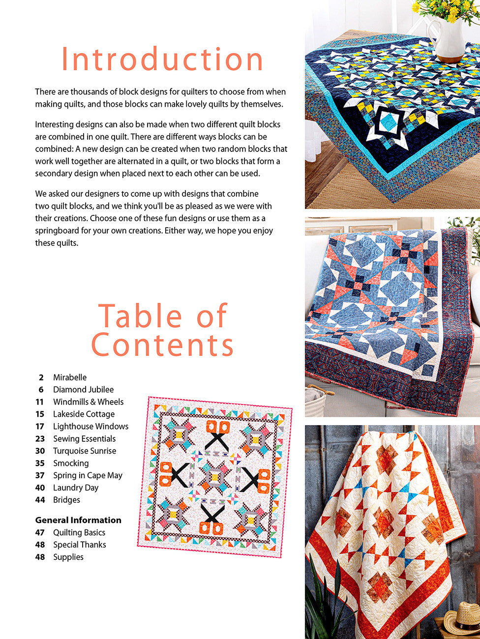 Creative Two Block Quilts Book – book preview 1