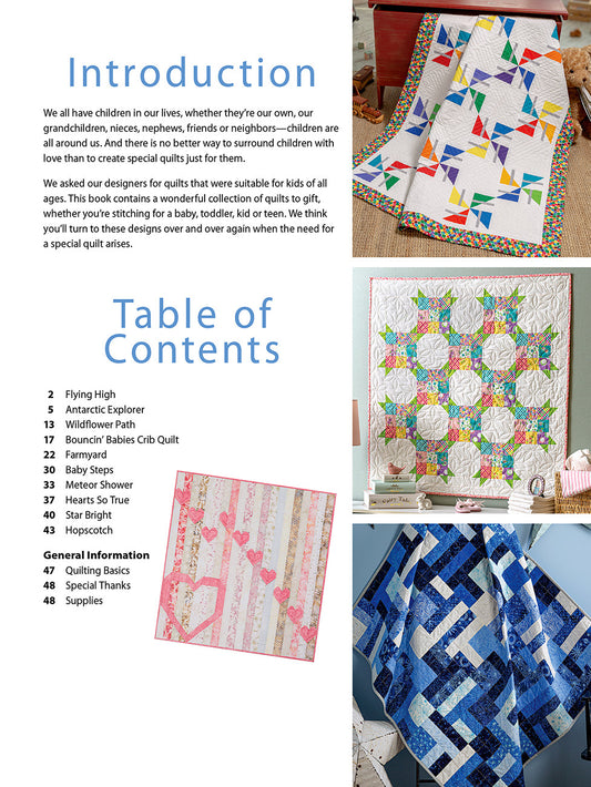 Colorful Quilts for Kids Book – book preview 1