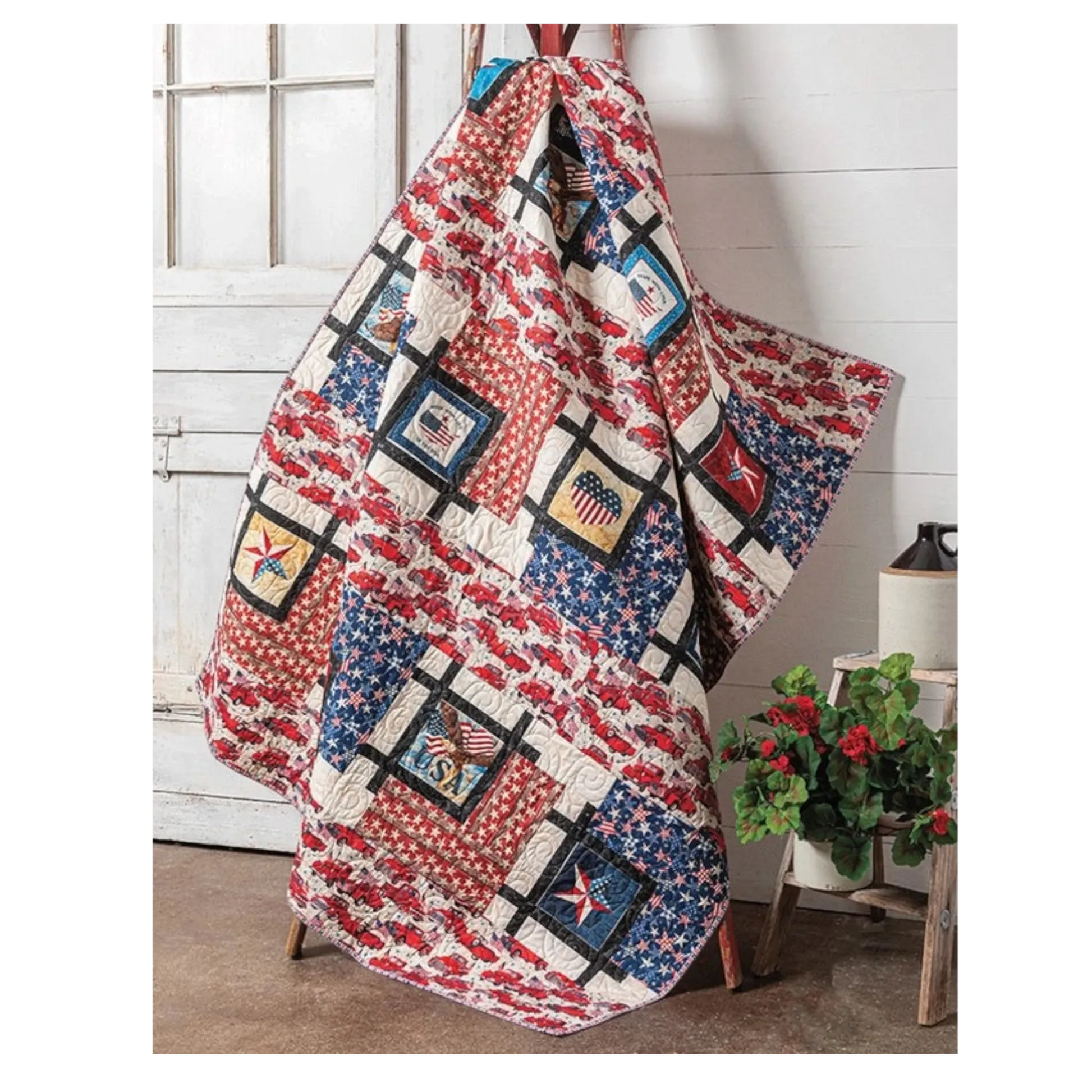 Building Quilts With Panels Book for patchwork, quilting and sewing