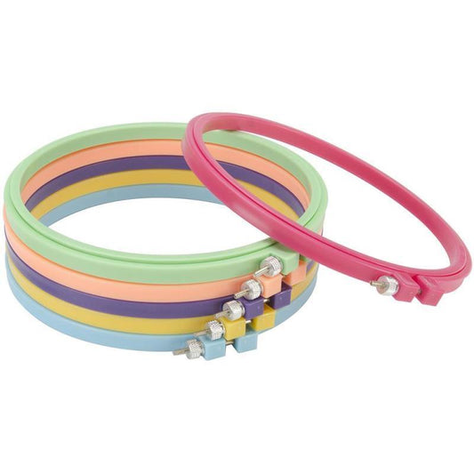Bates Hoop-La Plastic Embroidery Hoop - 203 mm for embroidery, stitching and needlework