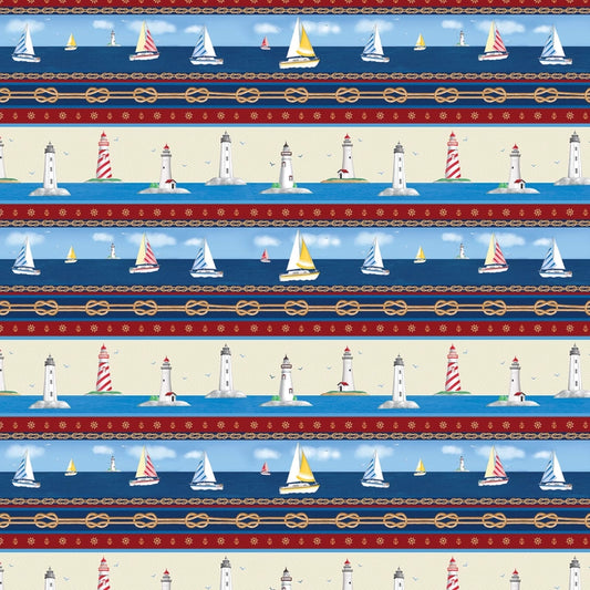 Sail Away - Multi Sail Away Stripe sewing and quilting product