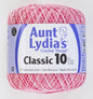 Aunt Lydias Crochet Thread - Variegated Pinks , piecing and stitching
