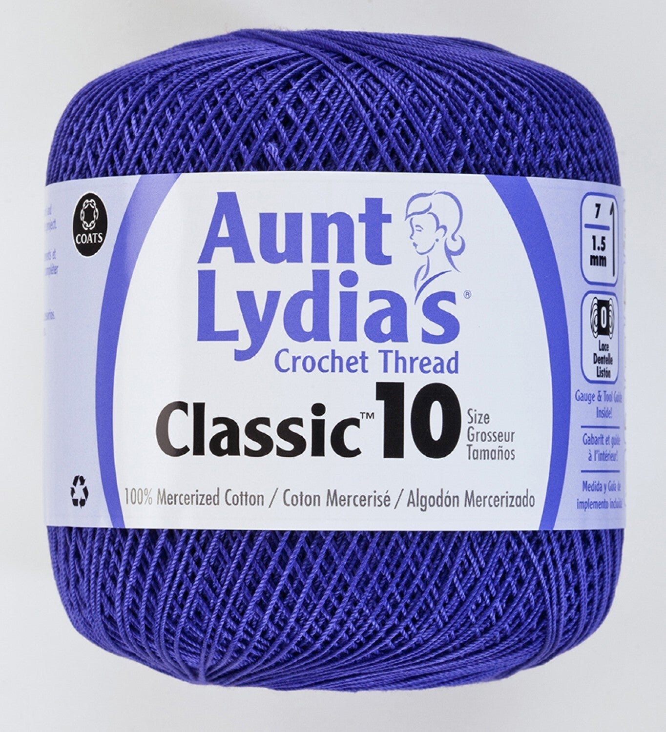 Aunt Lydias Crochet Thread , piecing and stitching