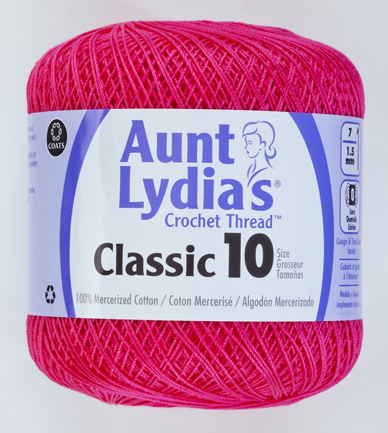 Aunt Lydias Crochet Thread , piecing and stitching