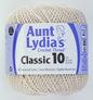Aunt Lydias Crochet Thread - Ecru , piecing and stitching