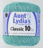 Aunt Lydia Crochet Thread - Aqua , piecing and stitching