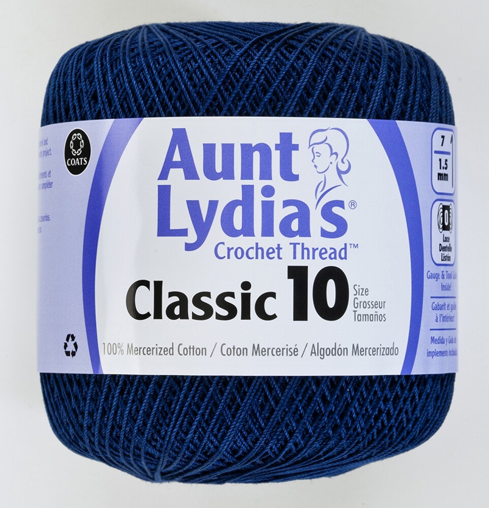 Aunt Lydias Crochet Thread , piecing and stitching