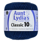 Aunt Lydia's Crochet Thread Size 10 Navy