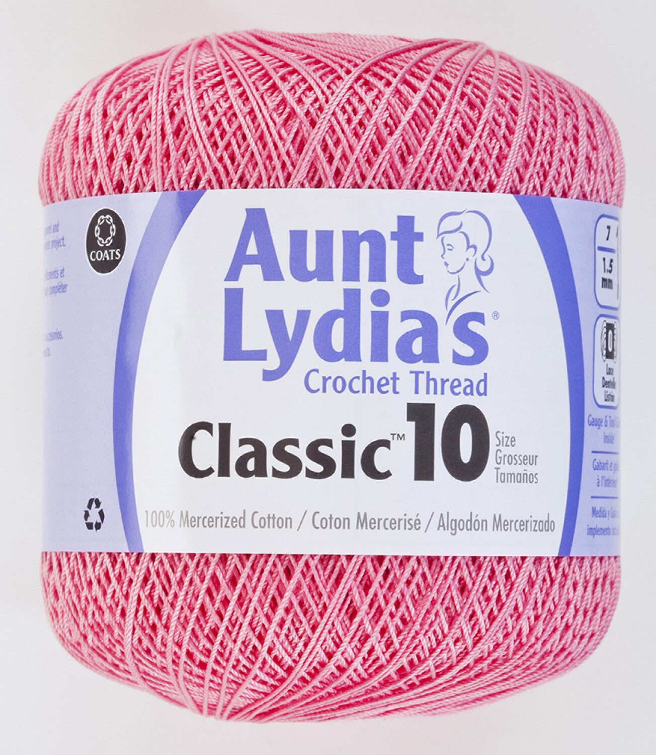 Aunt Lydias Crochet Thread - French Rose , piecing and stitching