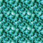 Kaleidoscope - Aqua Stained Glass Umbrellas