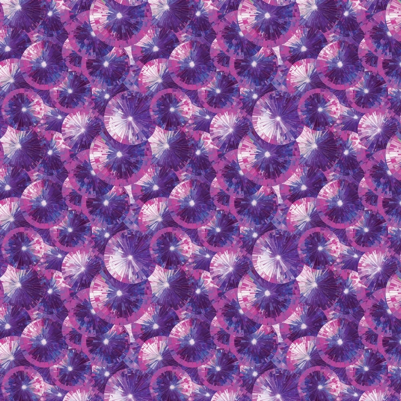 Kaleidoscope - Purple Stained Glass Umbrellas