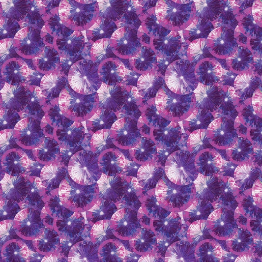 Kaleidoscope - Purple Stained Glass Umbrellas