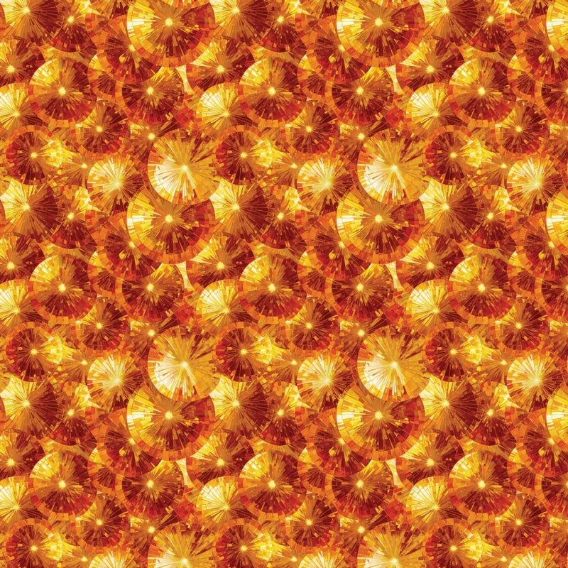 Kaleidoscope - Orange Stained Glass Umbrellas
