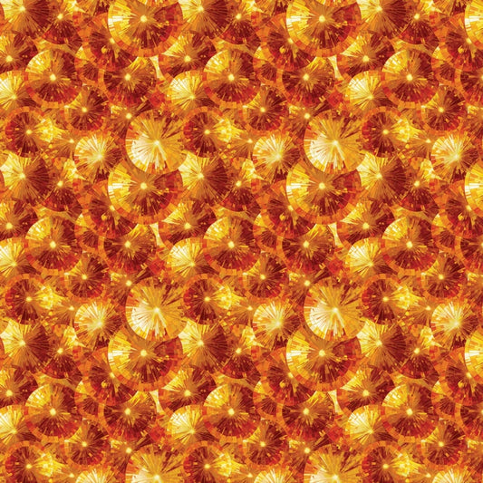 Kaleidoscope - Orange Stained Glass Umbrellas