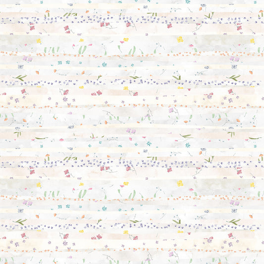 Soft Spoken - Potpourri Pressed Flower Stripe sewing and quilting product
