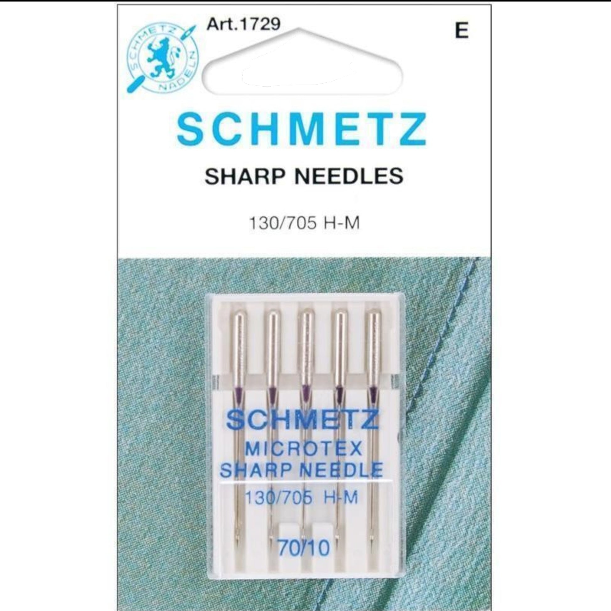 Schmetz Needles - Microtex (SHARP)70/10 - 5 pack , quilting and needlework