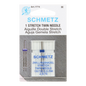 Schmetz Twin Stretch Machine Needle Size 75/2 1ct , quilting and needlework