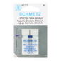 Schmetz Twin Stretch Machine Needle Size 75/4 1ct , quilting and needlework