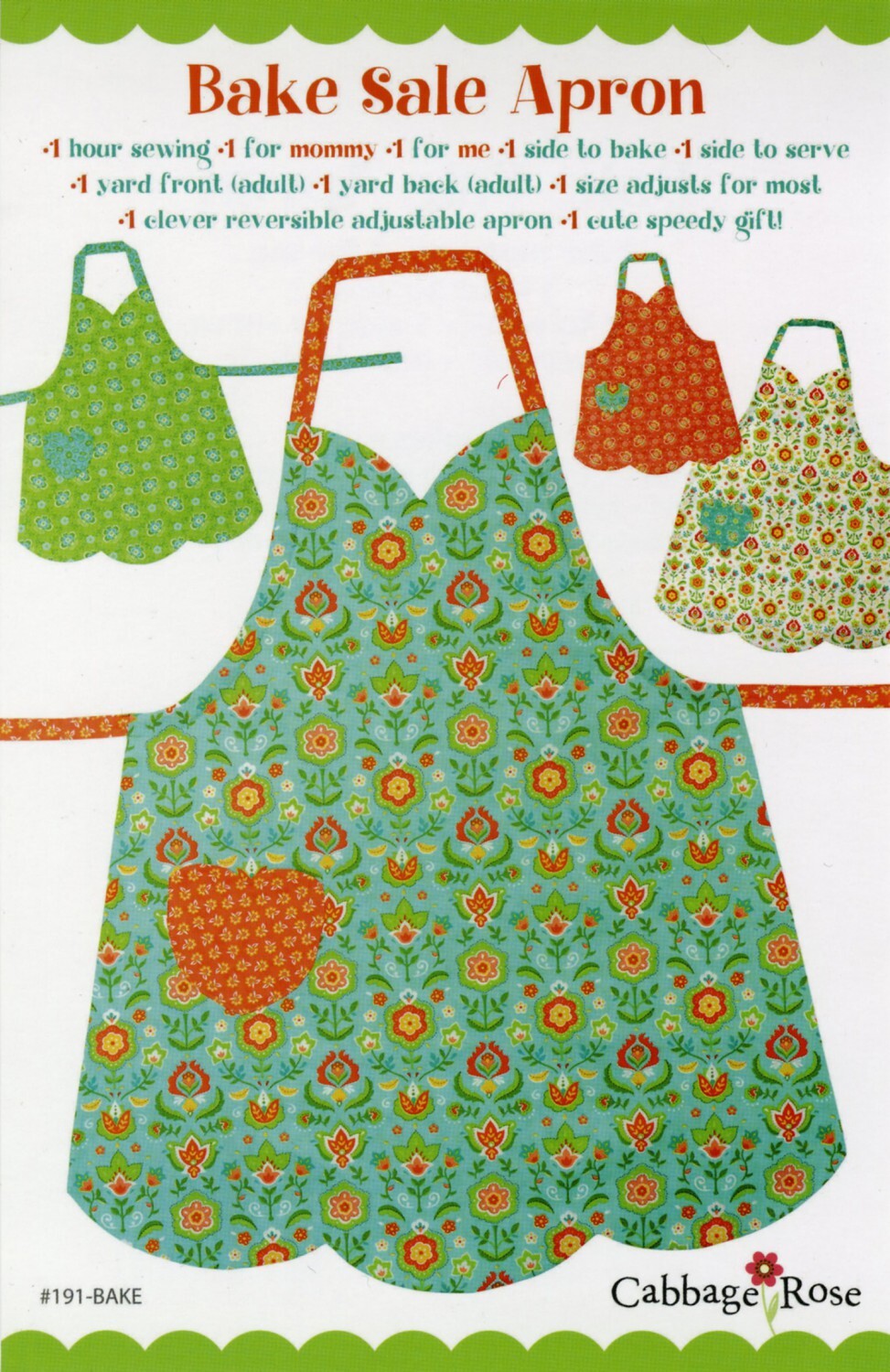 Bake Sale Apron Pattern , quilting and craft projects