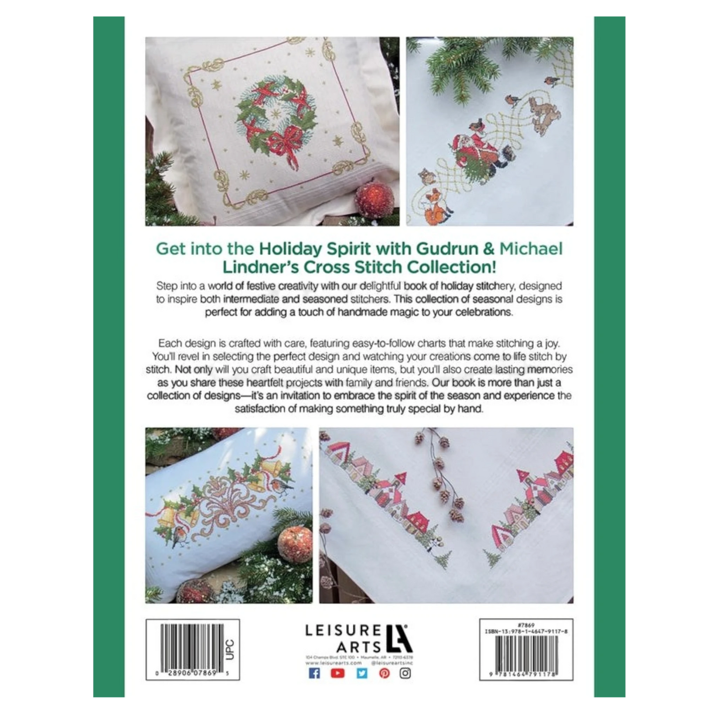 Holiday Cheer in Cross Stitch Book , quilting and craft projects