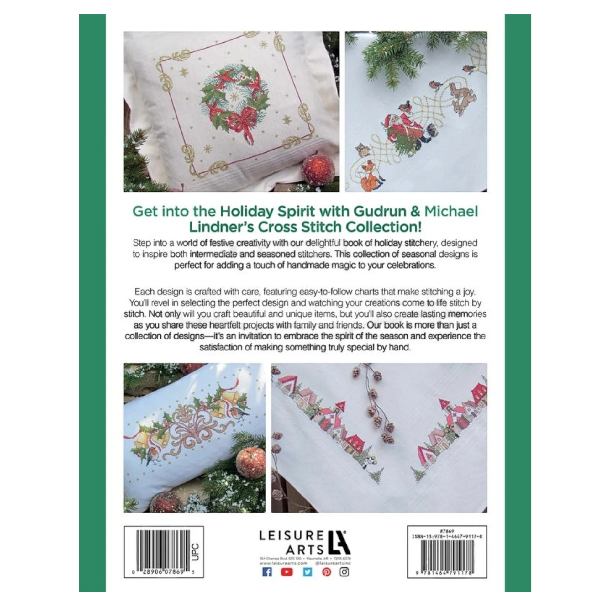 Holiday Cheer in Cross Stitch Book , quilting and craft projects
