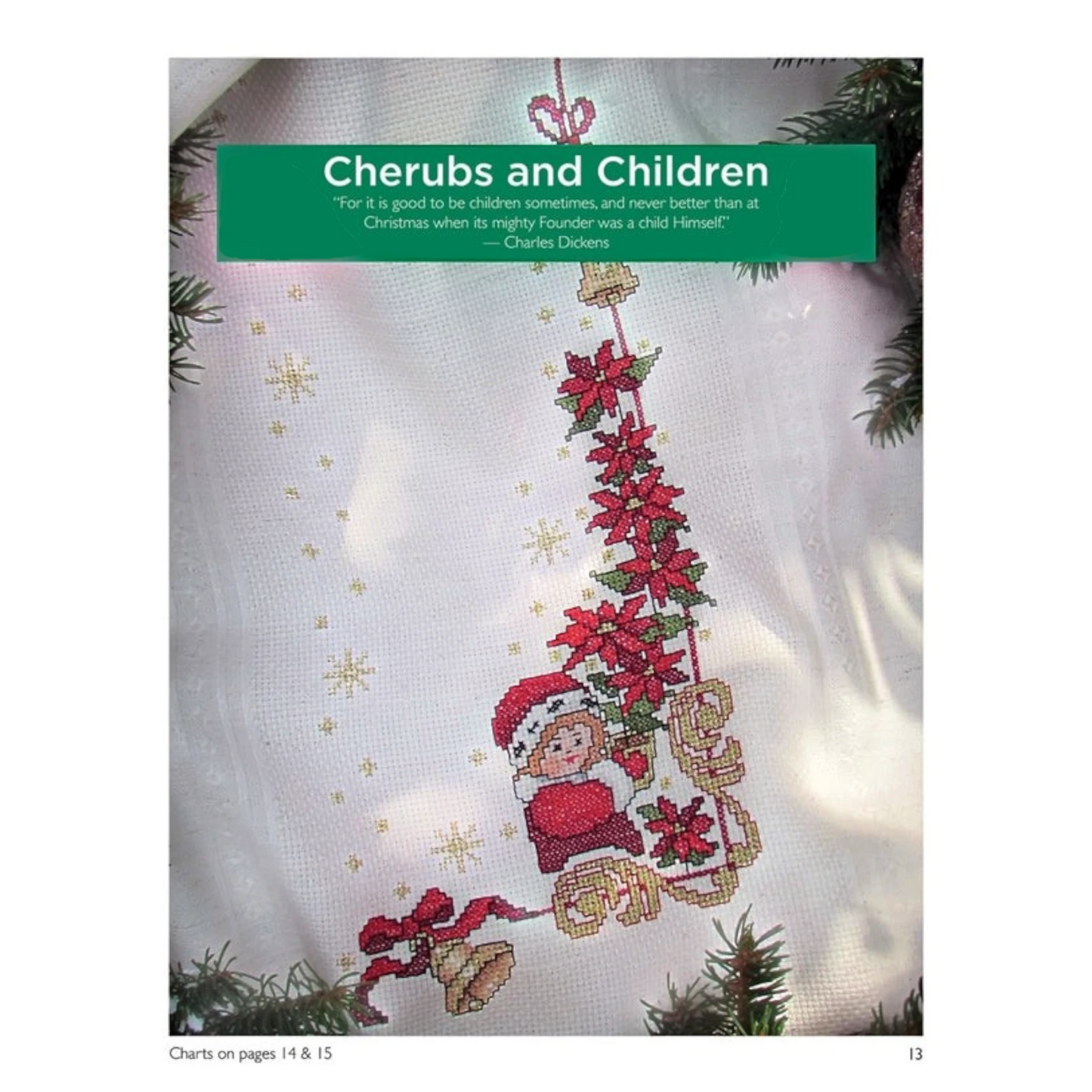 Holiday Cheer in Cross Stitch Book , quilting and craft projects