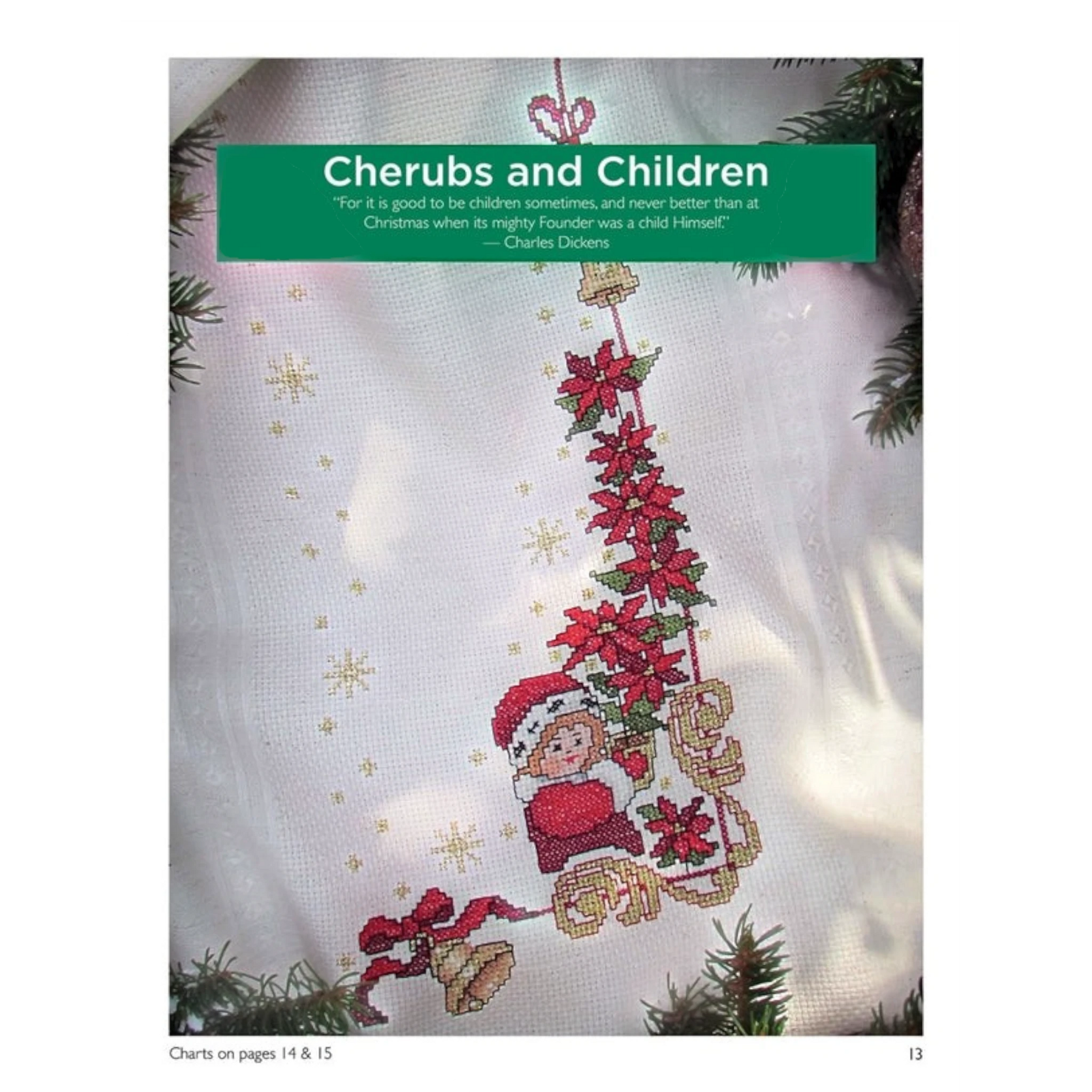 Holiday Cheer in Cross Stitch Book , quilting and craft projects