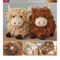 Highland Cows Crochet Book