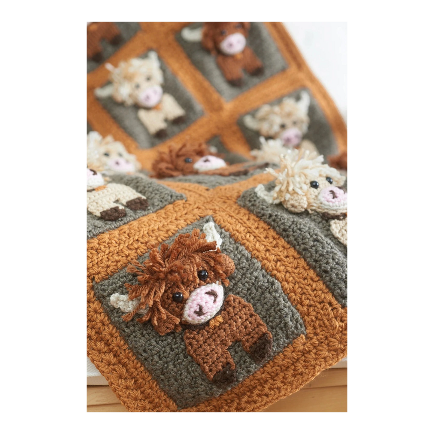 Highland Cows Crochet Book