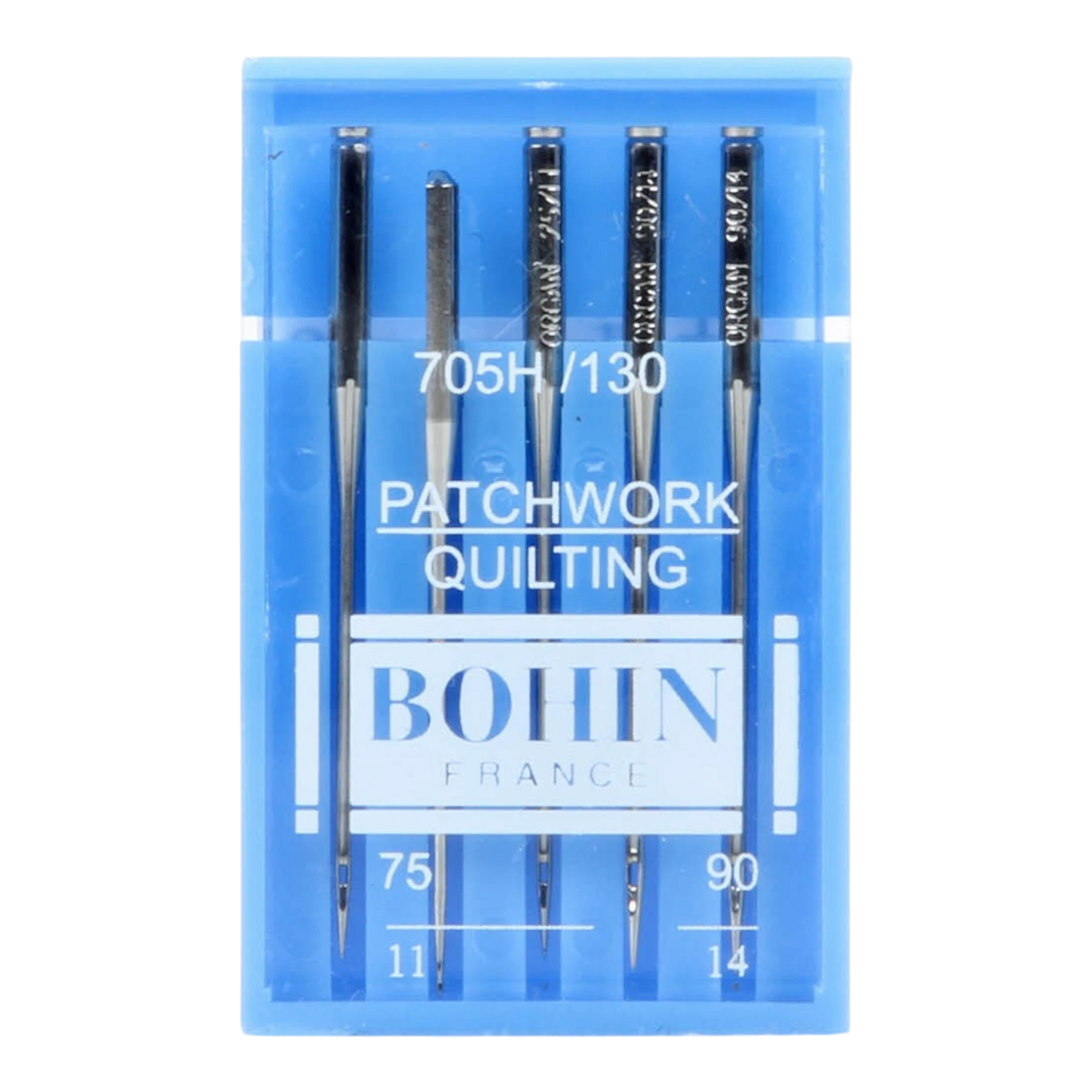 Bohin Sharps | Microtex Machine Needle Assorted Sizes 11/75 & 14/90 , quilting and needlework