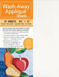 Wash-Away Applique Sheets sewing and quilting product