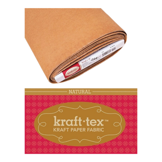 Kraft-tex Kraft Paper Fabric Unwashed - Natural