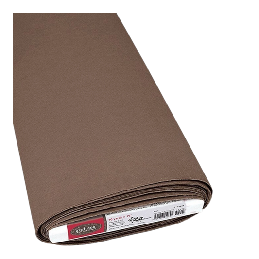Kraft-tex Kraft Paper Fabric Unwashed - Chocolate , pattern making and craft projects
