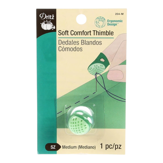 Soft Comfort Thimble Medium size for hand sewing, quilting and needlework