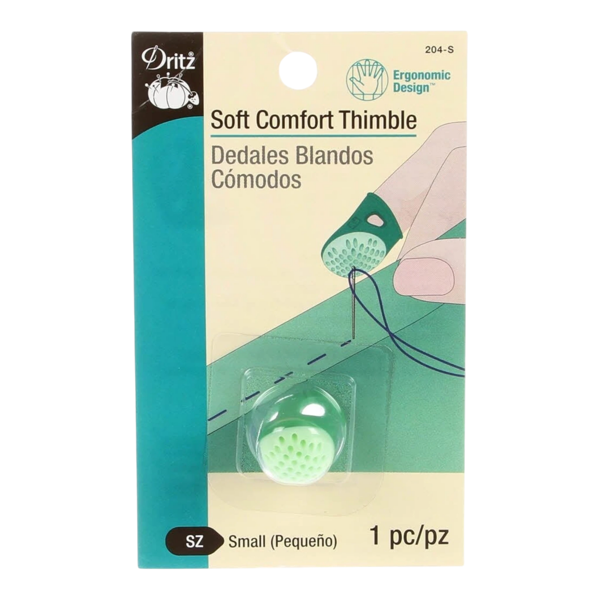 Soft Comfort Thimble Medium size for hand sewing, quilting and needlework