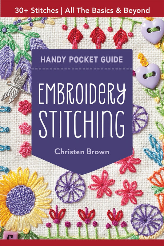 Embroidery Stitching Handy Pocket Guide Book