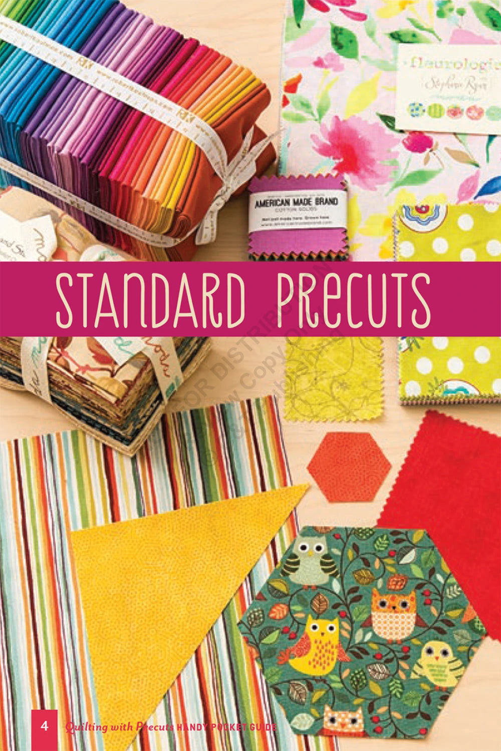 Quilting with Precuts Handy Pocket Guide Book